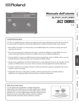 Roland JC-40 Manuale del proprietario