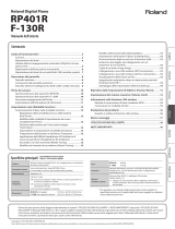 Roland RP-401R Manuale del proprietario