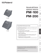 Roland PM-200 Manuale del proprietario