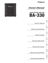Roland BA-330 Manuale del proprietario