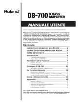 Roland DB-700 Manuale utente