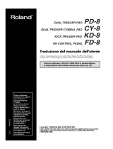 Roland PD-8 Manuale utente