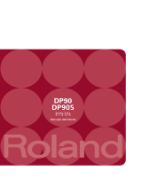 Roland DP-90 Manuale utente