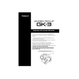 Roland GK-3 Manuale utente