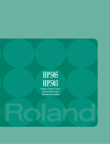 Roland HP-505 Manuale utente