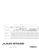 Roland Juno-Stage Manuale utente