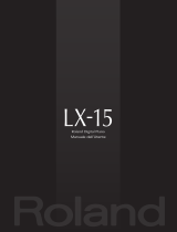 Roland LX-15 Manuale utente