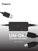 Roland UM-ONE Manuale utente
