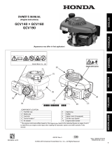 Honda GCV140 Manuale del proprietario