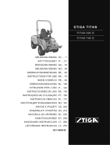 Stiga Titan 540D Istruzioni per l'uso