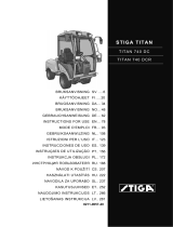 Stiga Titan 740DCR Istruzioni per l'uso