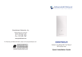 Grandstream GWN7600 Guida d'installazione