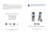 Grandstream Networks DP730 Guida d'installazione