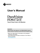 Eizo FDS1721T Manuale utente