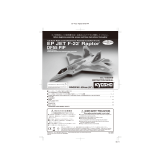 Kyosho EP JET F-22 RAPTOR DF55 PIP(No.10284) Manuale utente