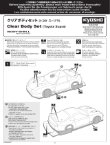 Kyosho No.FAB158 Clear Body Set(Toyota Supra) Manuale utente