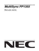 NEC MultiSync® FP1355 Manuale del proprietario