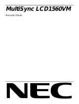 NEC MultiSync® LCD1560VM Manuale del proprietario