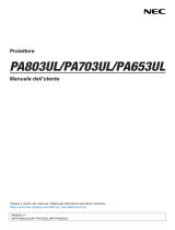 NEC PA653UL Manuale del proprietario