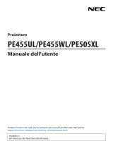 NEC PE455UL Manuale del proprietario