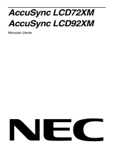 NEC AccuSync® LCD72XM Manuale del proprietario