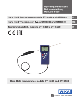 WIKA CTH6300 tag:model:CTH63I0 tag:model:CTH6500 tag:model:CTH65I0 Istruzioni per l'uso