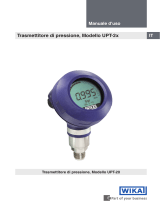 WIKA UPT-20 tag:model:UPT-21 Istruzioni per l'uso