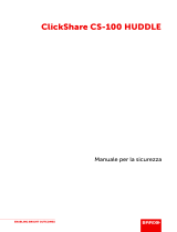 Barco ClickShare CS-100 Huddle Manuale utente