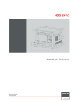 Barco HDQ-2K40 Manuale utente