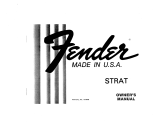 Fender STRAT (1980) Manuale del proprietario