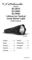Schumacher SL1391U Lithium Ion Tactical Jump Starter Light SL1398U Lithium Ion Tactical Jump Starter Light SL1399U Lithium Ion Tactical Jump Starter Light Manuale del proprietario