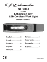 Schumacher SL360U Series Lithium Ion 360° LED Cordless Work Light Manuale del proprietario