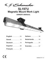 Schumacher SL197U 15-LED Rechargeable Magnetic Work Light Manuale del proprietario