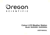 Oregon Scientific BAR206S Manuale utente