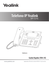 Yealink SIP-T27G Guida Rapida