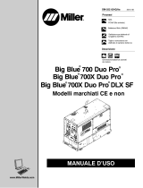 Miller BIG BLUE 700X DUO PRO DLX SF Manuale del proprietario