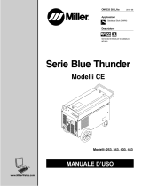 Miller BLUE THUNDER 253/343/403/443 CE Manuale del proprietario