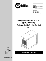 Miller SUBARC AC/DC 1000/1250 DIGITAL POWER SOURCES Manuale del proprietario