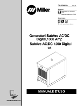 Miller SUBARC AC/DC 1000/1250 DIGITAL POWER SOURCES Manuale del proprietario
