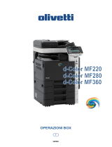 Olivetti d-Color MF220-MF280-MF360 Manuale del proprietario