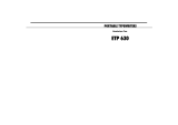 Olivetti Linea 603 Manuale del proprietario