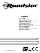 Roadstar DJ-880BT Manuale utente