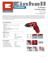 EINHELL TC-SD 3,6 Li Product Sheet