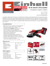 EINHELL TE-AG 18/115 Li Kit (1x3,0Ah) Product Sheet