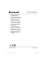 EINHELL TE-CI 18 Li Brushless-Solo Manuale utente