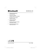 EINHELL GE-CM 43 Li M Kit (2x4,0Ah) Manuale del proprietario