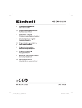 Einhell Expert Plus GE-CM 43 Li M Kit (2x4,0Ah) Manuale del proprietario