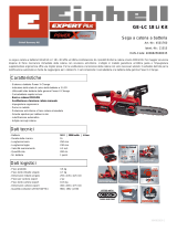 EINHELL GE-LC 18 Li Kit (1x3,0Ah) Product Sheet