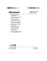 EINHELL GE-CL 18 Li-Solo Manuale utente