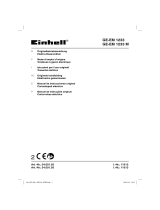 EINHELL Expert GE-EM 1233 M Manuale del proprietario